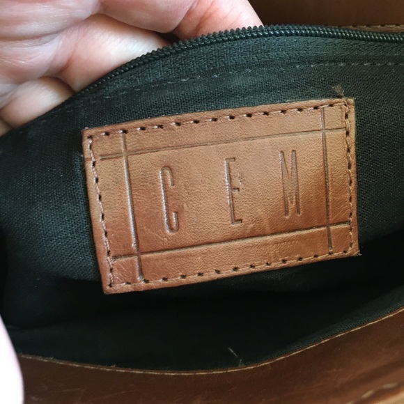 CEM Vintage leather woven crossover purse - Picture 5 of 13